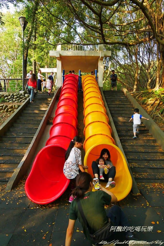 【桃園一日遊景點】虎頭山公園:奧爾森林學堂,提供免費停車、烤肉及野餐,多樣化遊樂設施與步道,免費溜小孩的超讚地方! - 第48張圖 P1270274