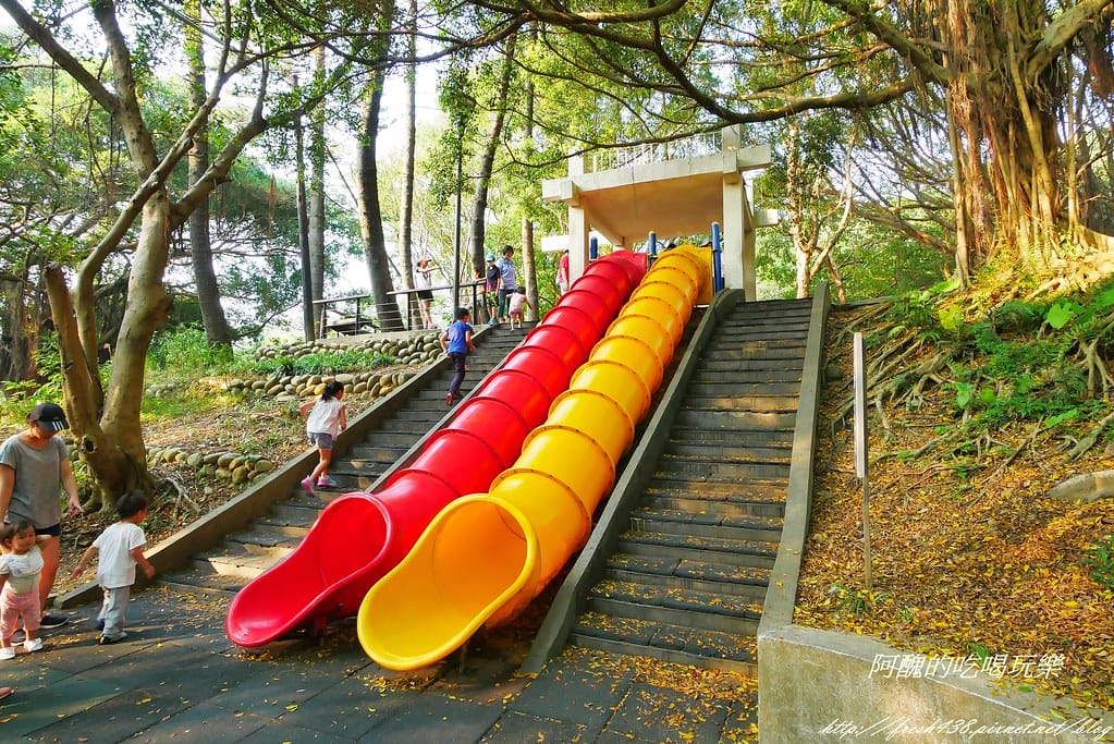 【桃園一日遊景點】虎頭山公園:奧爾森林學堂,提供免費停車、烤肉及野餐,多樣化遊樂設施與步道,免費溜小孩的超讚地方! - 第45張圖 P1270286