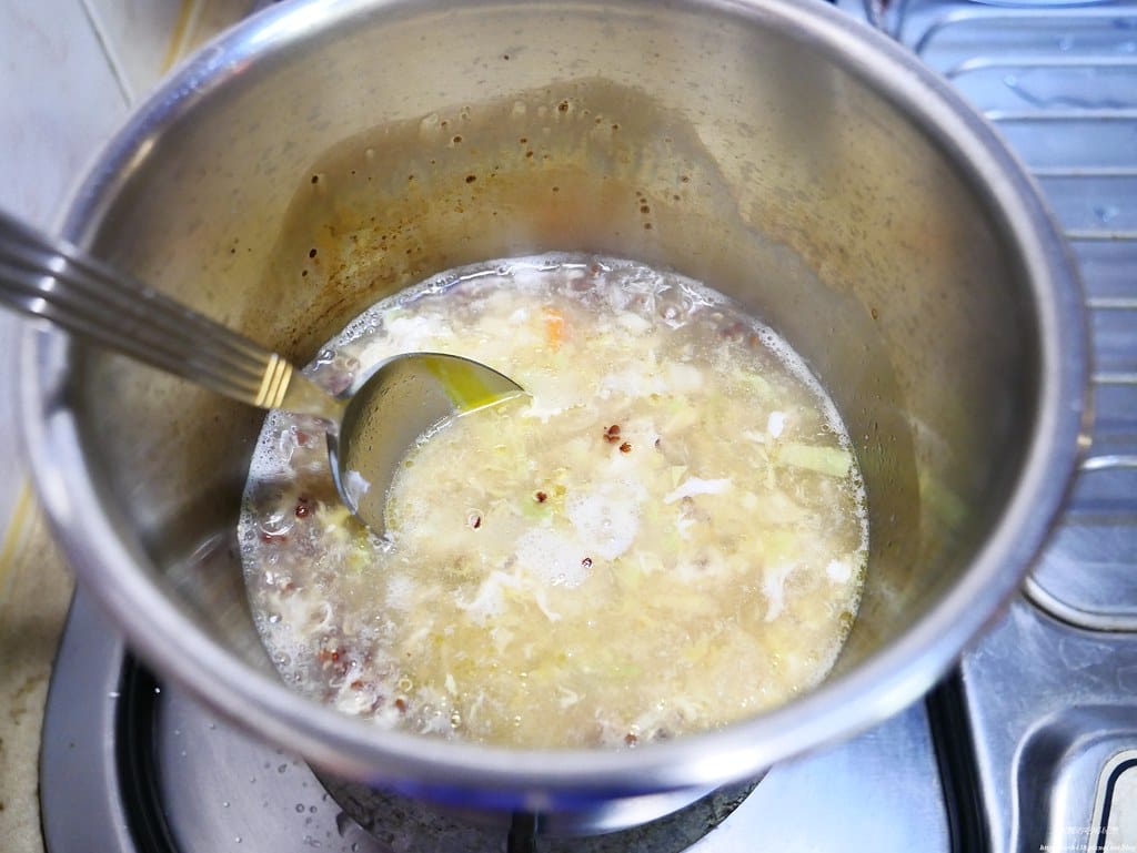 紅藜雜炊,一點小技巧,就能讓粗糙的紅藜變身軟綿細緻的口感。 - 第6張圖 P1510523