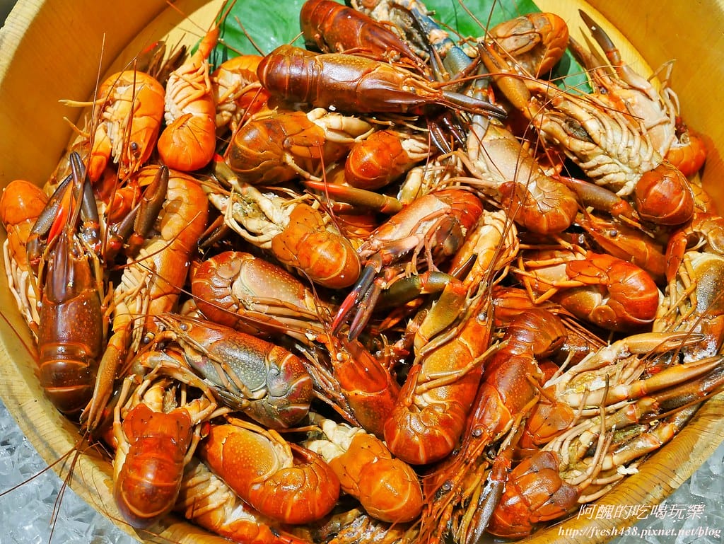 【新北美食】麗京棧酒店-彩京苑自助百匯,挪威鮭魚月,讓您大啖鮭魚,更有超大隻螯蝦,各式豐富百匯讓您吃飽又吃巧! - 第23張圖 12-1