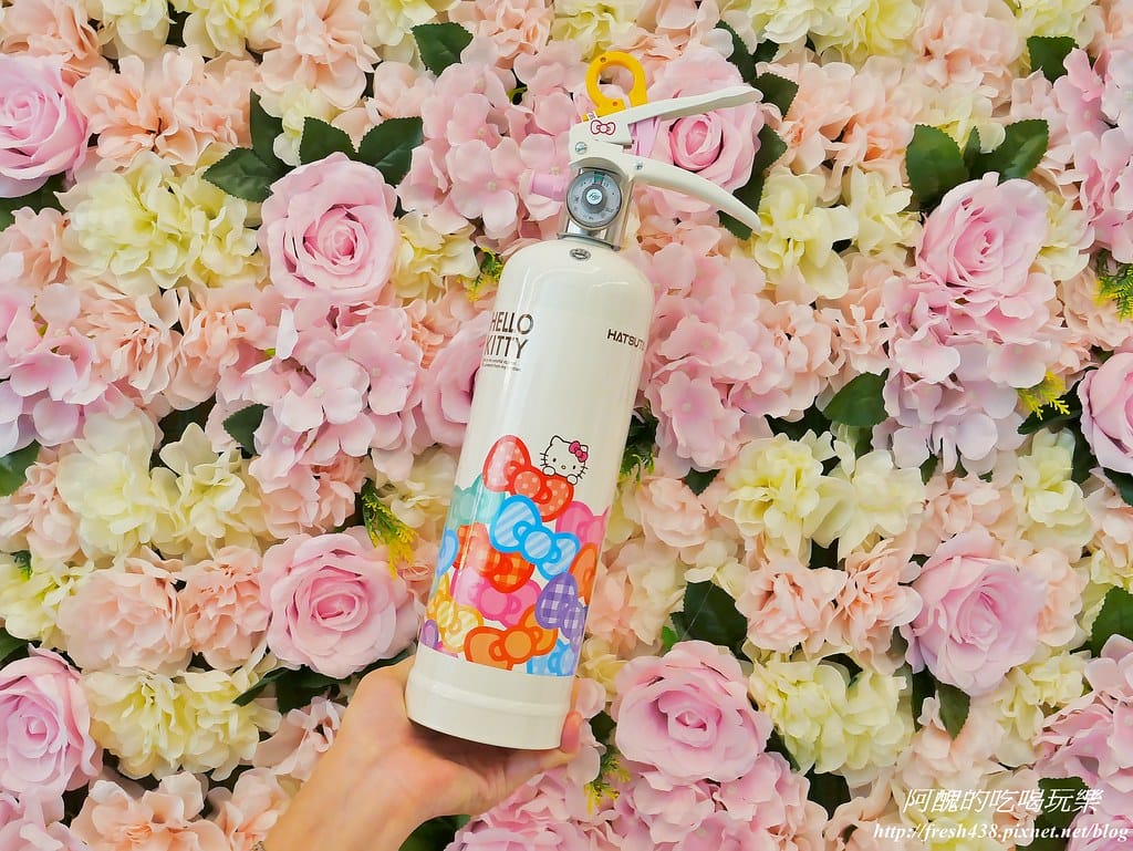 【居家安全】日本進口強化液滅火器,HELLO KITTY繽紛蝴蝶款。 - 第25張圖 35