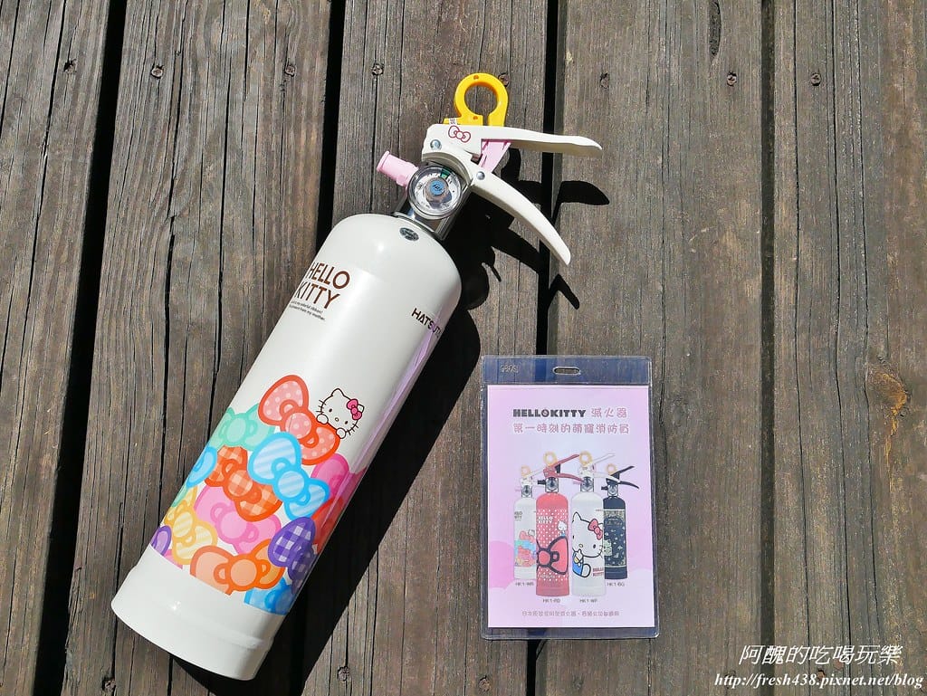 【居家安全】日本進口強化液滅火器,HELLO KITTY繽紛蝴蝶款。 - 第7張圖 8
