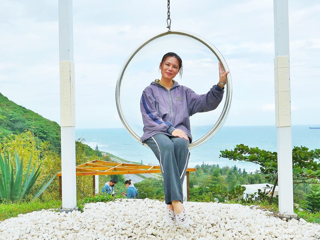 【花蓮咖啡廳推薦】山度空間,看海秘境,平日免費入園,水晶鞦韆超吸睛,放空好去處! - 第27張圖 24-1