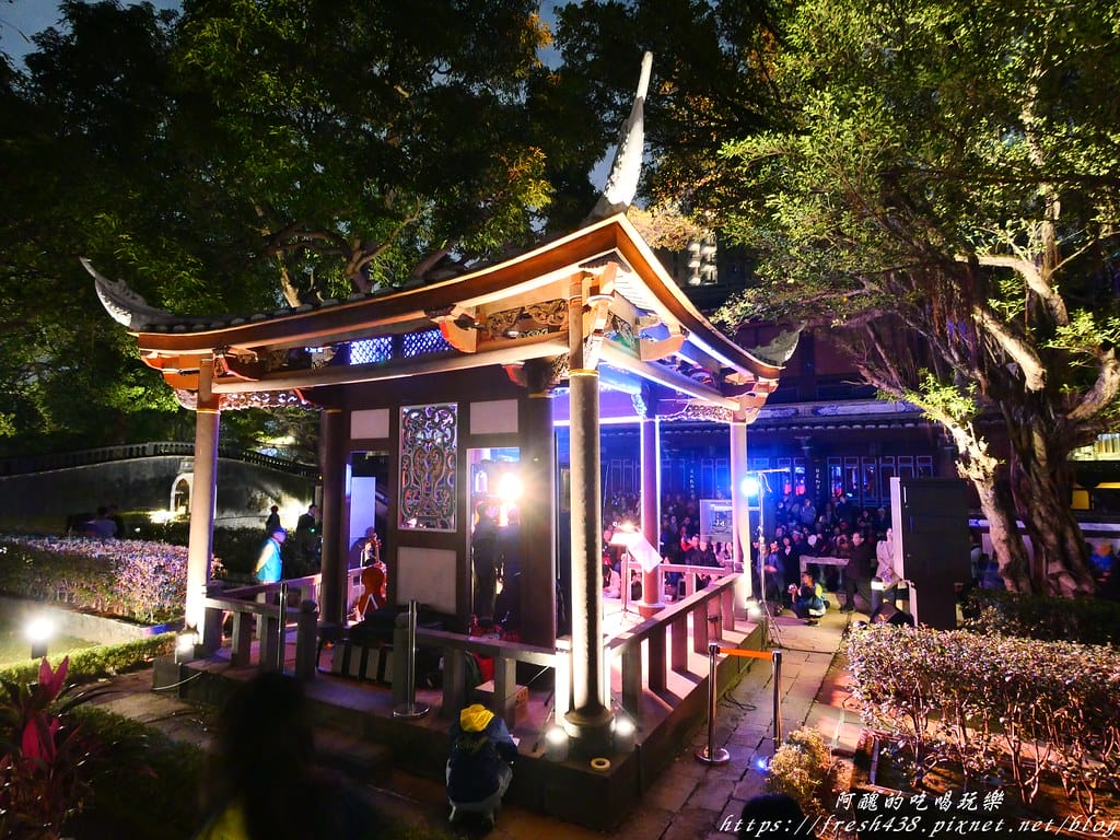 【板橋景點】林家花園「蝶舞光綴」夜間光雕秀,2019/12/12~2020/2/15浪漫登場,新北市民免費入園。 - 第35張圖 P1013812
