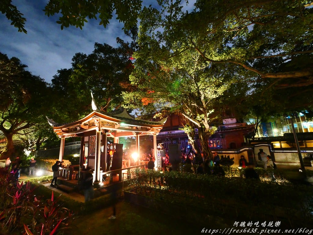 【板橋景點】林家花園「蝶舞光綴」夜間光雕秀,2019/12/12~2020/2/15浪漫登場,新北市民免費入園。 - 第33張圖 P1013819