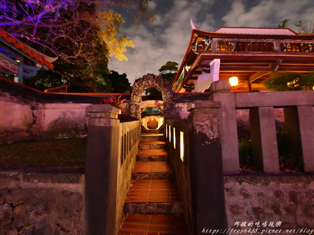 【板橋景點】林家花園「蝶舞光綴」夜間光雕秀,2019/12/12~2020/2/15浪漫登場,新北市民免費入園。 - 第11張圖 P1013773