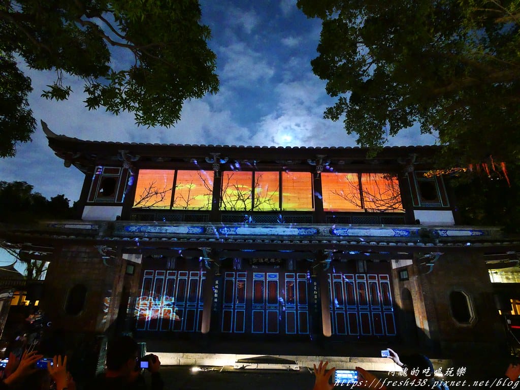 【板橋景點】林家花園「蝶舞光綴」夜間光雕秀,2019/12/12~2020/2/15浪漫登場,新北市民免費入園。 - 第46張圖 P1013888