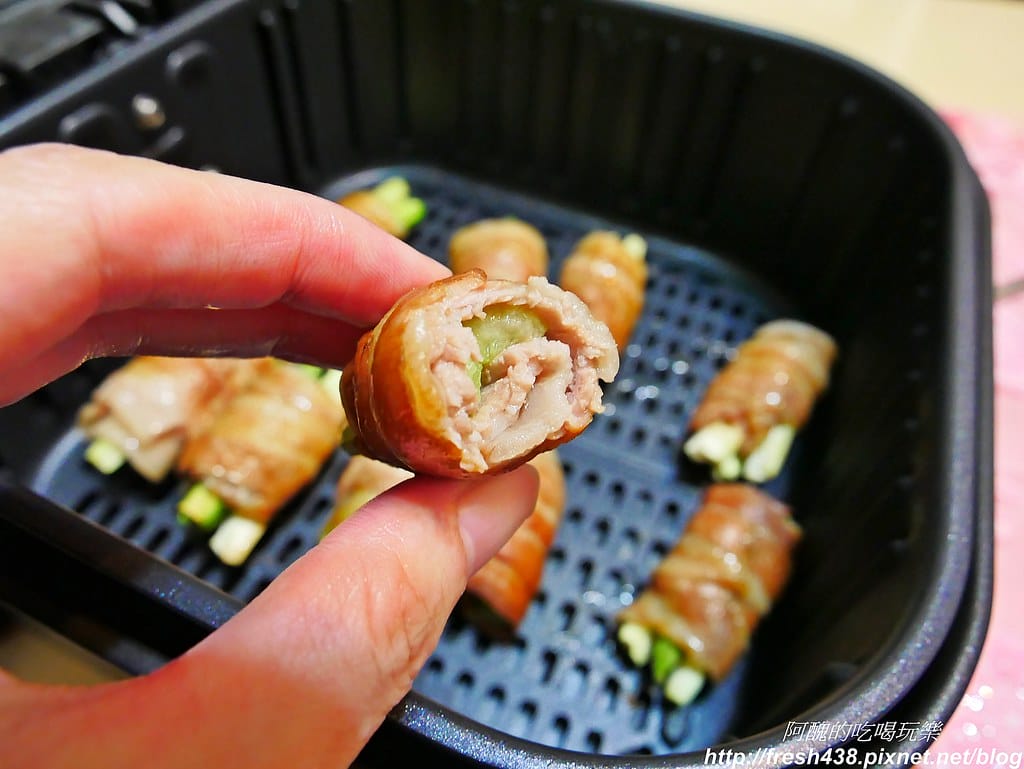 【氣炸鍋食譜】蘆筍肉捲,低溫烘烤,兼具美味與健康。 - 第14張圖 P1710901