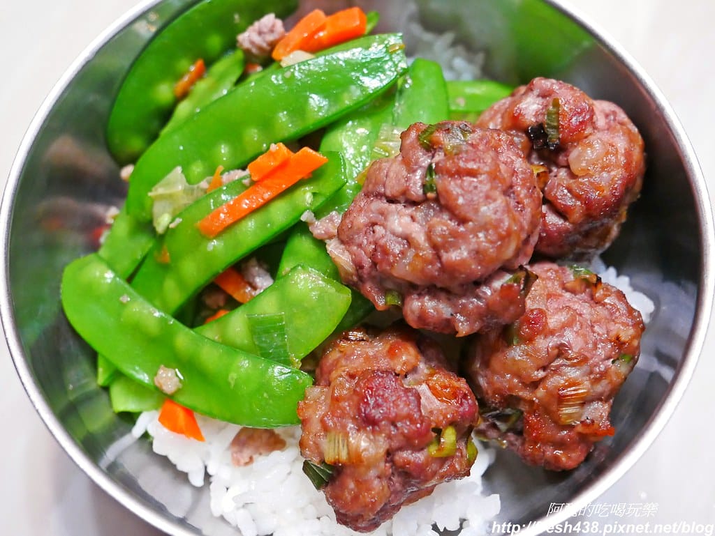 【氣炸鍋食譜】蠔油肉丸子,三樣材料搞定,12分鐘上桌。 - 第9張圖 P1780723