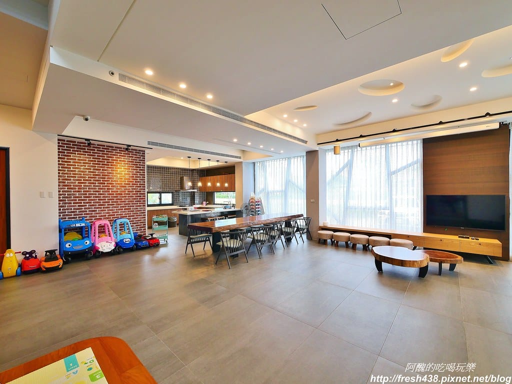 【宜蘭民宿】禾渼會館,溜滑梯房型、兒童戲水池、腳踏車齊備,早餐優質、房間超大的民宿。 - 第11張圖 4