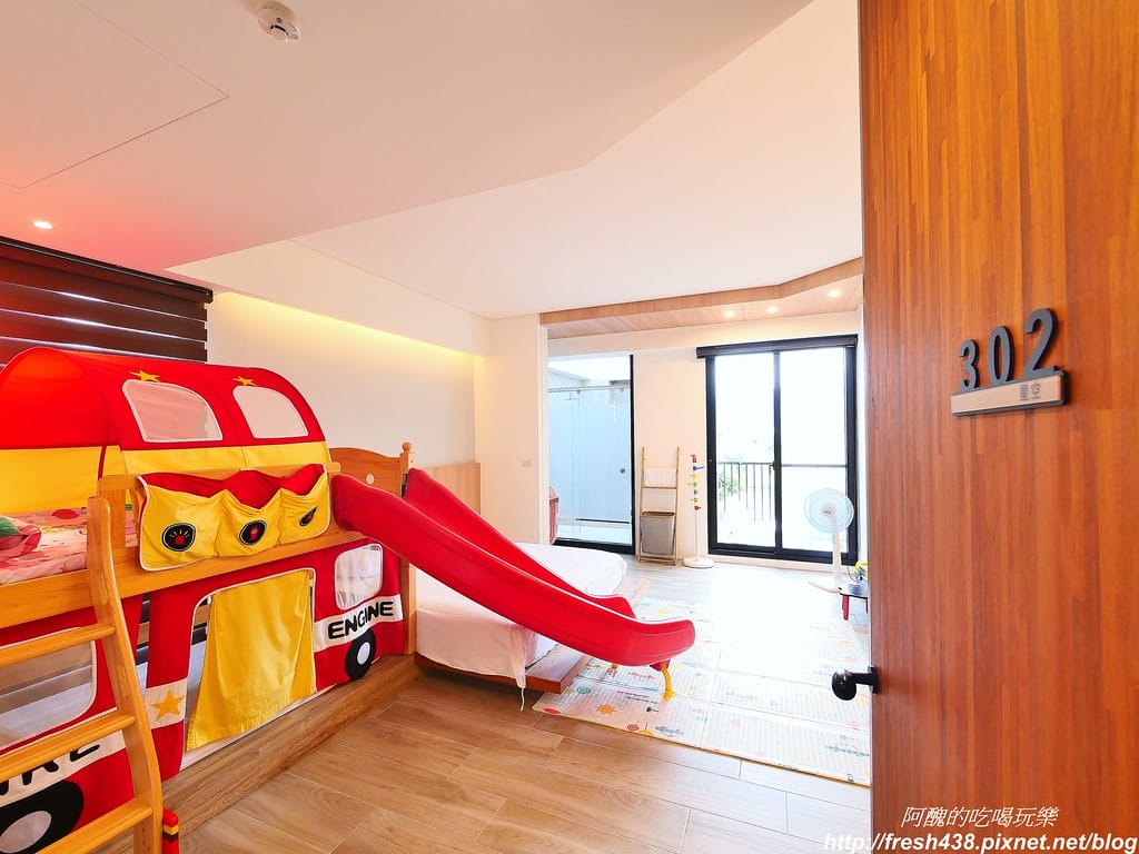 【宜蘭民宿】禾渼會館,溜滑梯房型、兒童戲水池、腳踏車齊備,早餐優質、房間超大的民宿。 - 第49張圖 12
