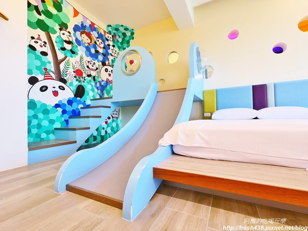 【宜蘭民宿】禾渼會館,溜滑梯房型、兒童戲水池、腳踏車齊備,早餐優質、房間超大的民宿。 - 第64張圖 42-1