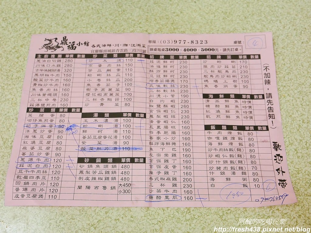 【宜蘭美食】鼎福小館,台式熱炒、川、湘、江浙菜餚,頭城平價美味餐廳。 - 第8張圖 6-1
