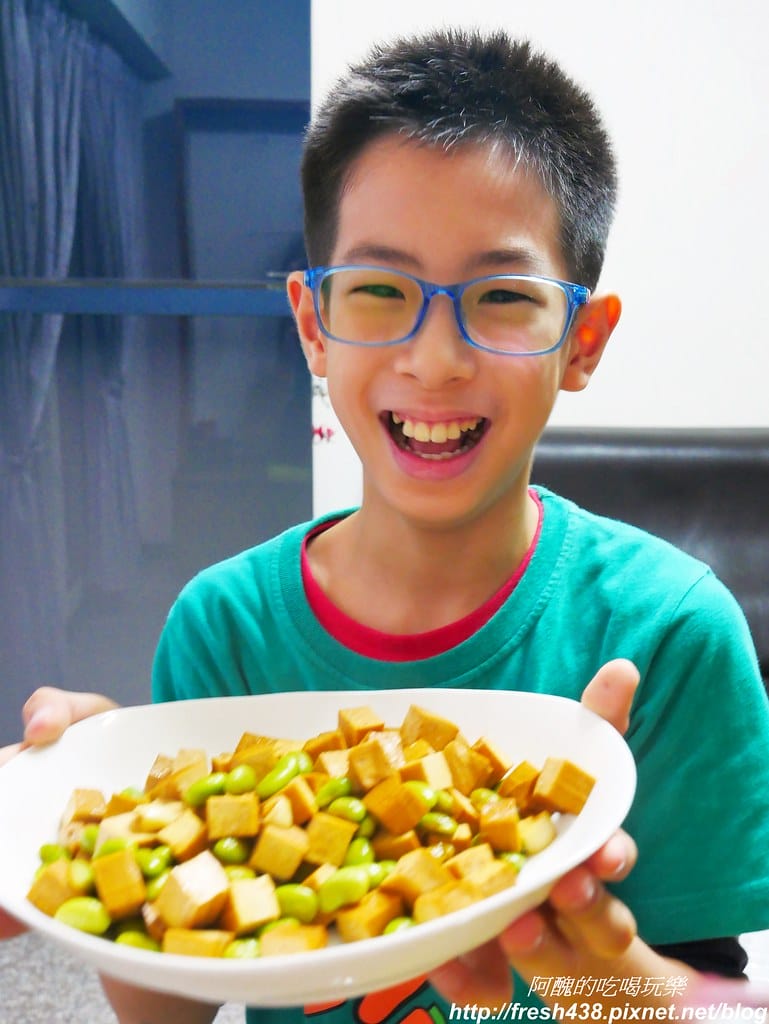 毛豆炒豆干,三步驟完成,保證好吃回味無窮。 - 第10張圖 P1840809