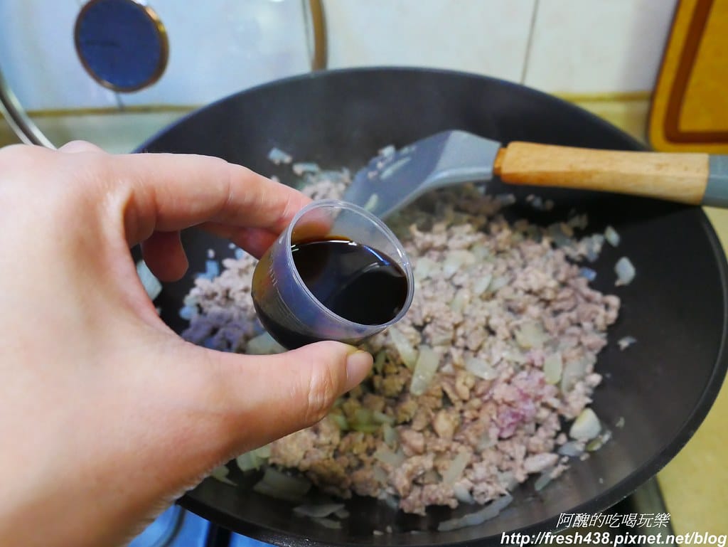 【無油料理】毛豆肉燥,五分鐘完成,香噴噴好下飯。 - 第5張圖 P1850776