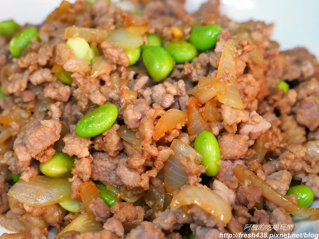 【無油料理】毛豆肉燥,五分鐘完成,香噴噴好下飯。 - 第7張圖 P1850780