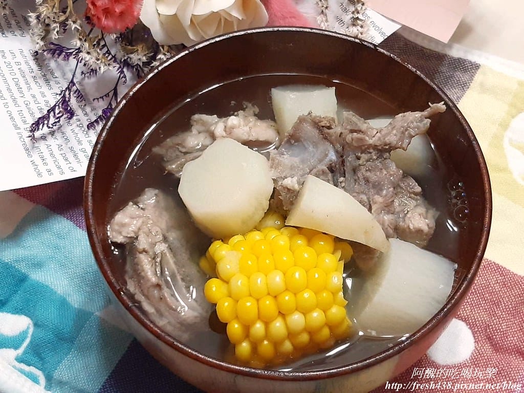蘿蔔玉米排骨湯,預防感冒、提升抵抗力的清甜湯品。 - 第11張圖 110176