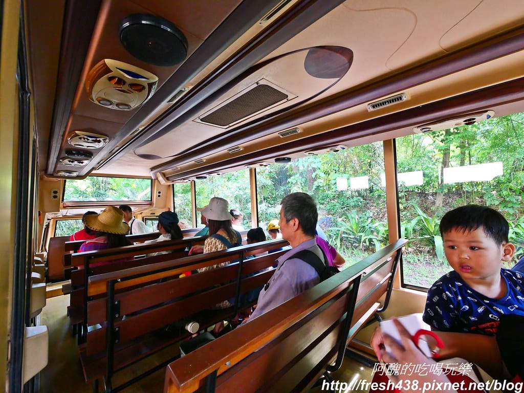 【印尼旅遊】峇里島野生動物園(Bali Safari & Marine Park),峇里島必遊景點,免費與動物拍照,還有兒童水上樂園可消暑。 - 第75張圖 P1015571坐車參觀三個國家的動物,有解說員用英文與印尼話介紹