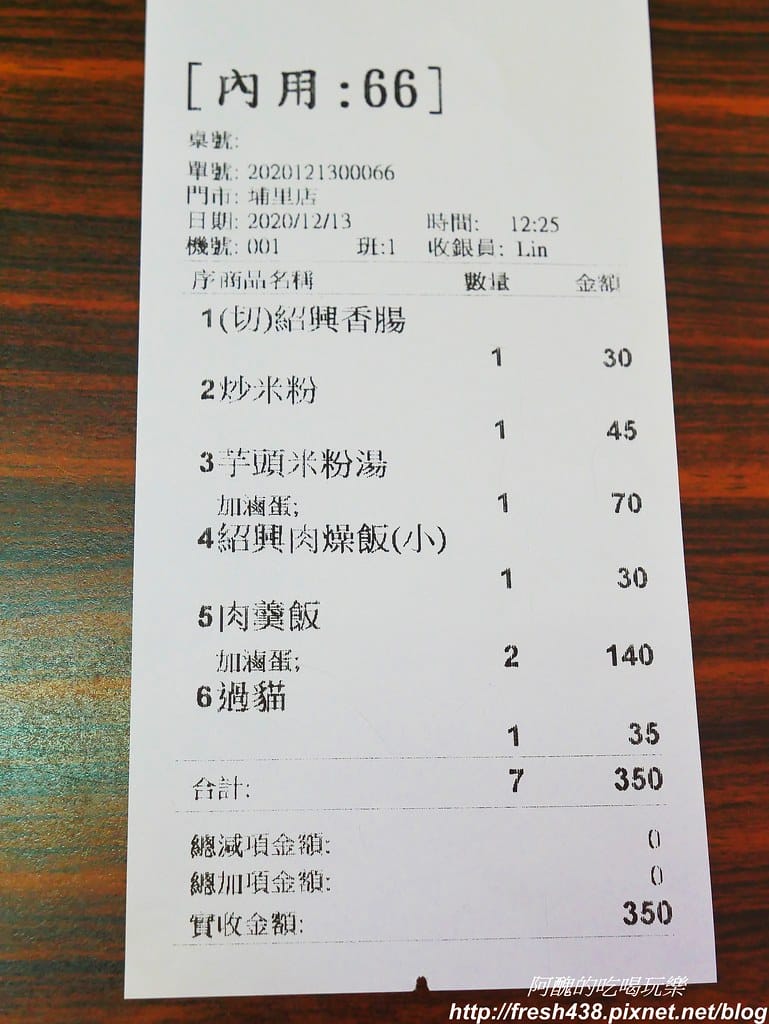 【南投美食】埔里振松記米粉,埔里酒廠斜對面,必吃芋頭米粉湯,特色小菜一人份最划算! - 第9張圖 7
