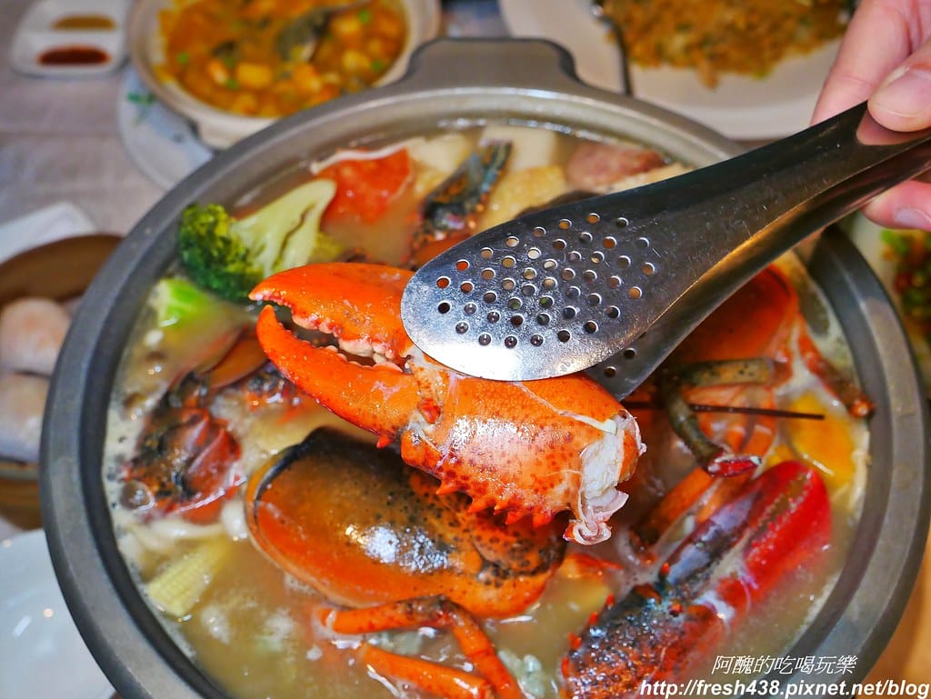 【台北美食】長園廳,長榮桂冠酒店(台北)的五星中餐廳,雙鮮波士頓活龍蝦火鍋實在太銷魂。 - 第48張圖 47-1