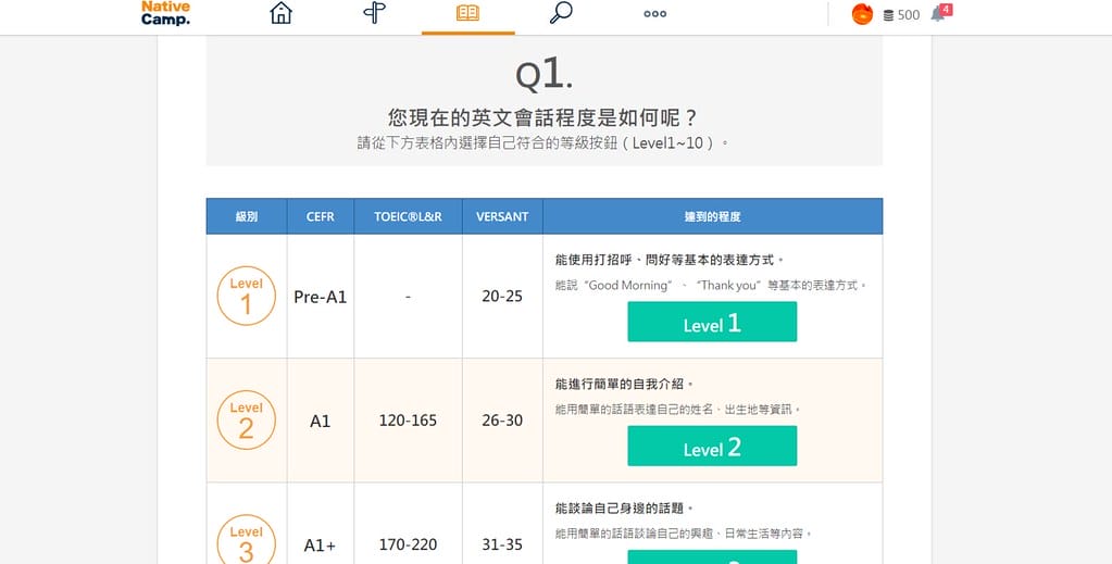 【線上英語學習推薦】Native Camp,一對一真人教學,以月計費,不限堂數,5分鐘也能輕鬆學英語。 - 第13張圖 7
