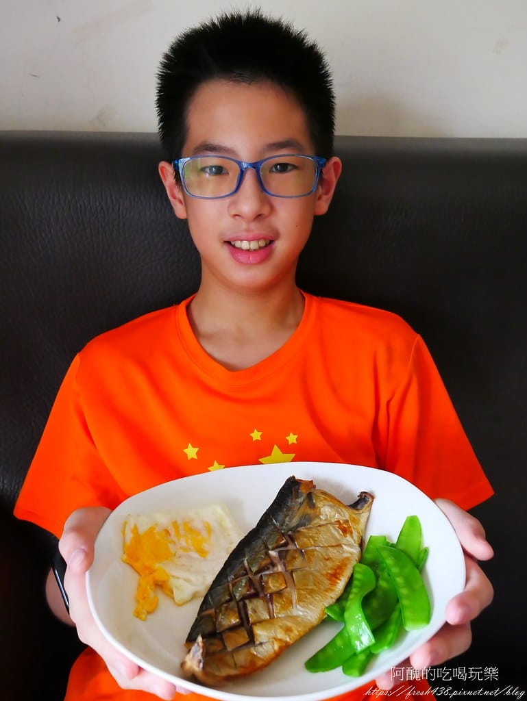 【氣炸鍋食譜】鹽烤鯖魚,無油料理,日式定食超簡單! - 第10張圖 P1980462