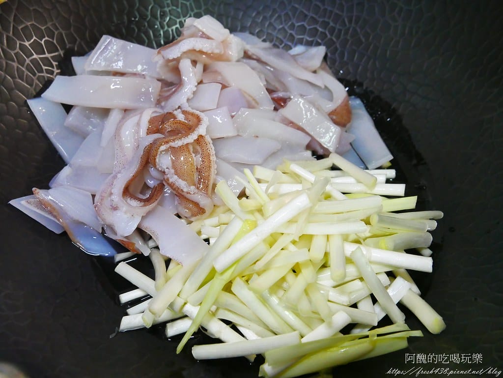 韭黃炒透抽,鮮度百分百,增進食慾、壯陽的料理。 - 第4張圖 P1980646