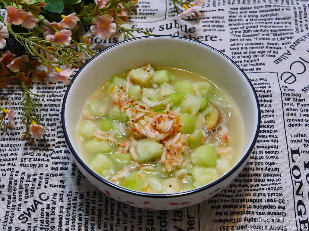 櫻花蝦絲瓜,清爽開胃的料理。 - 第1張圖 P1039501