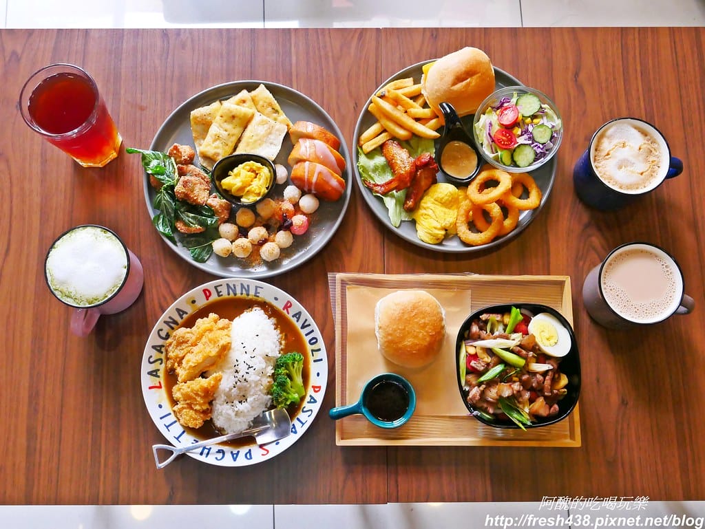 【桃園美食】日青早午餐,創意中西式拼盤,讓您早餐吃得到鹹酥雞、炸湯圓。 - 第13張圖 9