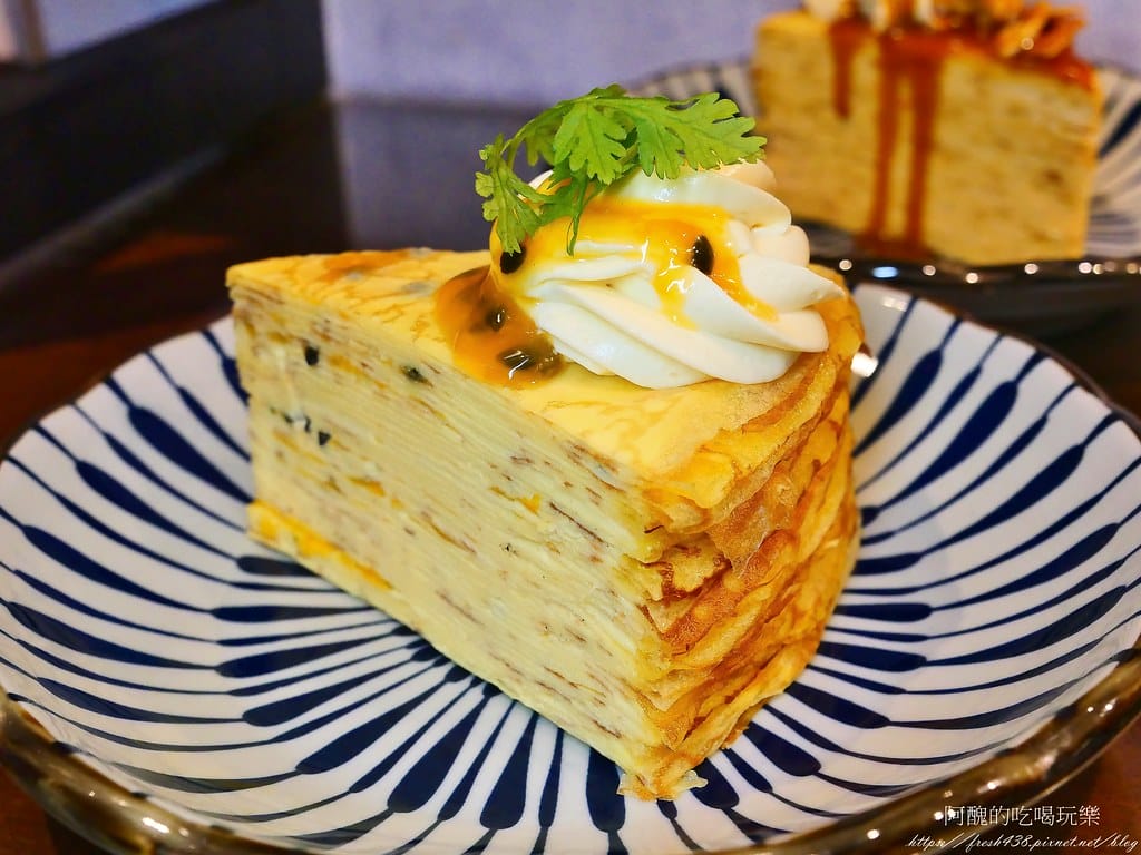 【宜蘭美食】藏甜手作坊,一周只營業兩天,隱身於壯圍的超人氣甜點店。 - 第17張圖 12-2(百香千層165元)