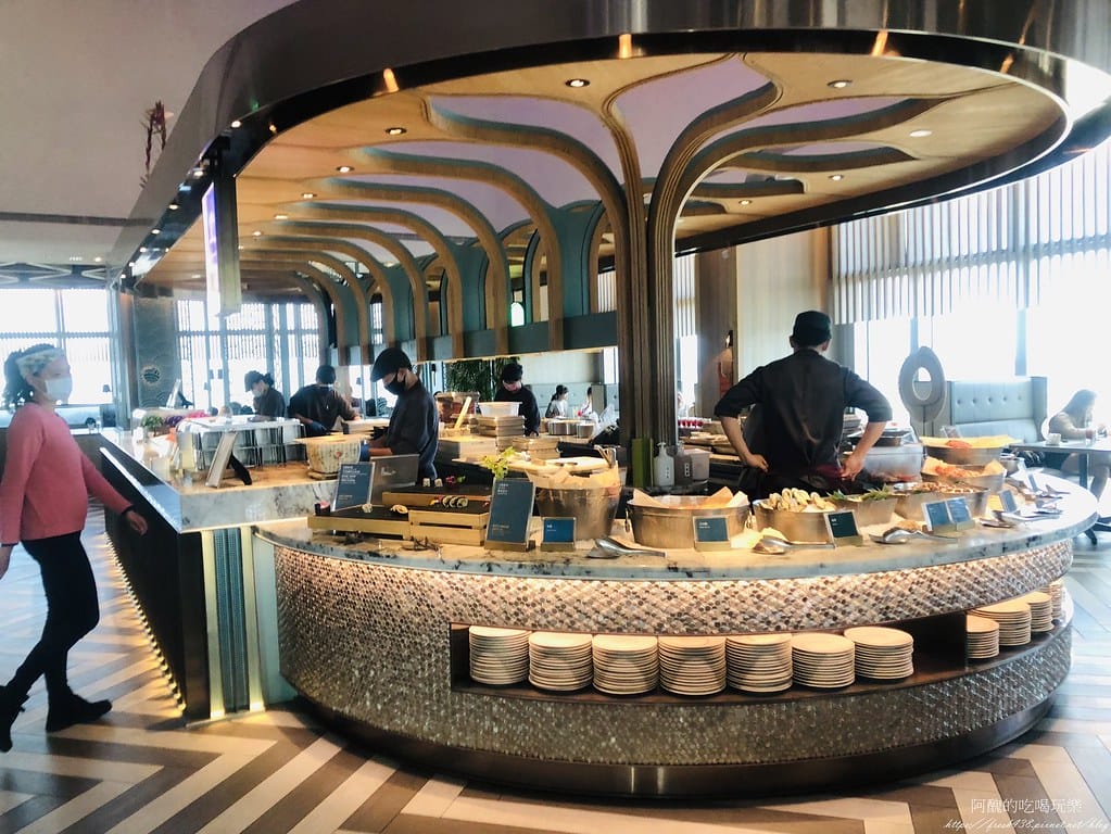 【台北美食】饗饗INPARADISE,台北市最難訂的吃到飽餐廳,101美景就在眼前。 - 第8張圖 1