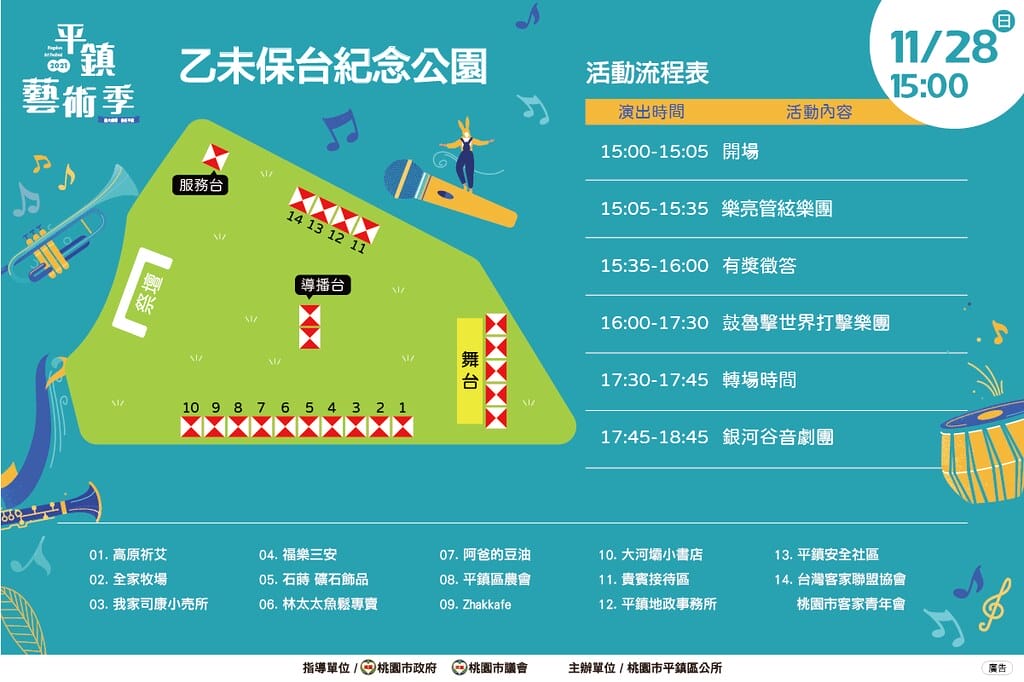 2021平鎮藝術季,結合藝術、演唱會、馬戲表演與在地美食,一期一會盛大活動。 - 第16張圖 11-5