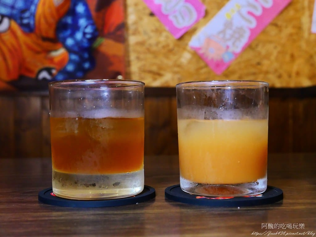 【板橋美食】老串角居酒屋-江翠店,下班放鬆小酌、聚會的好去處。 - 第16張圖 13紅茶梅酒、桃子梅酒