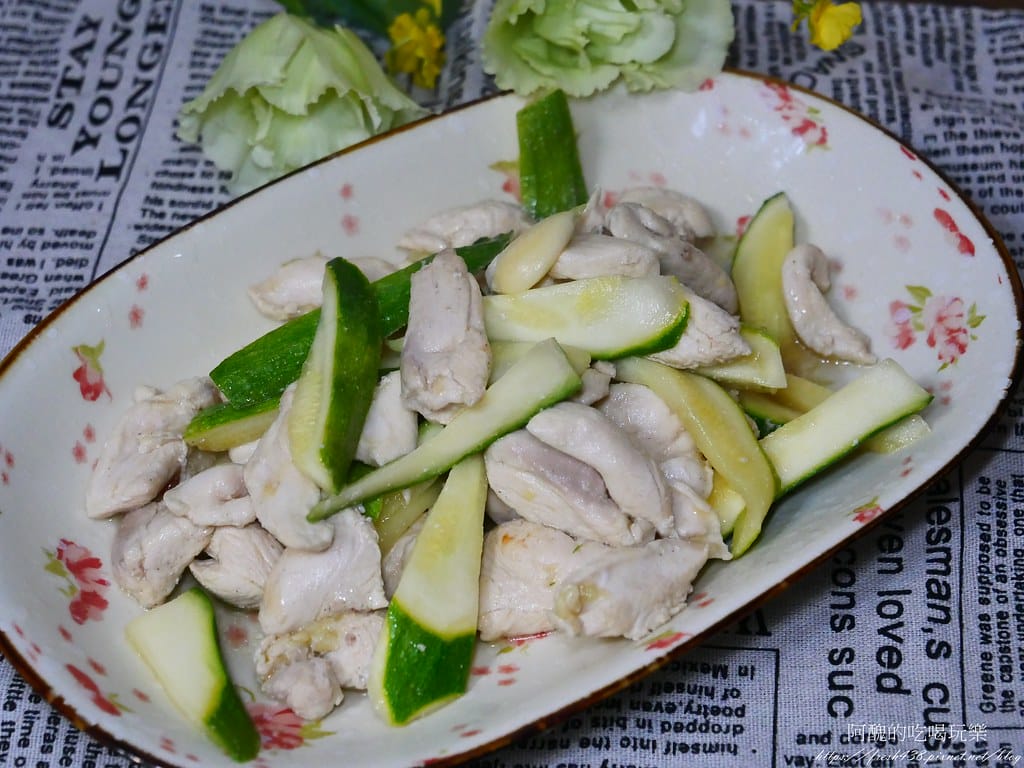 櫛瓜炒雞柳,減脂料理,保證超好吃! - 第10張圖 P1043427