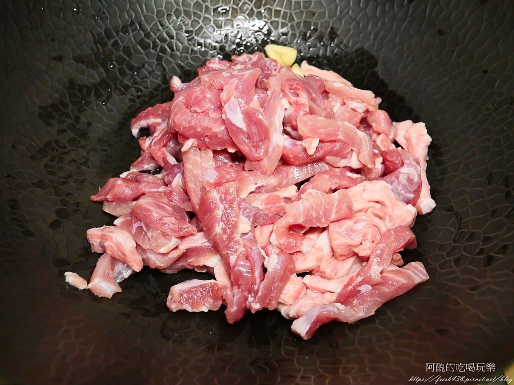 韭菜炒肉絲,香噴噴、超下飯,讓人停不了筷子。 - 第4張圖 P1044064
