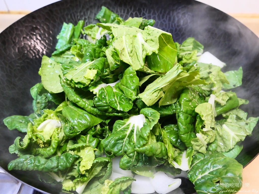 【素食料理】清炒奶油白菜,清甜脆口,補鈣的好料理。 - 第8張圖 P1045165
