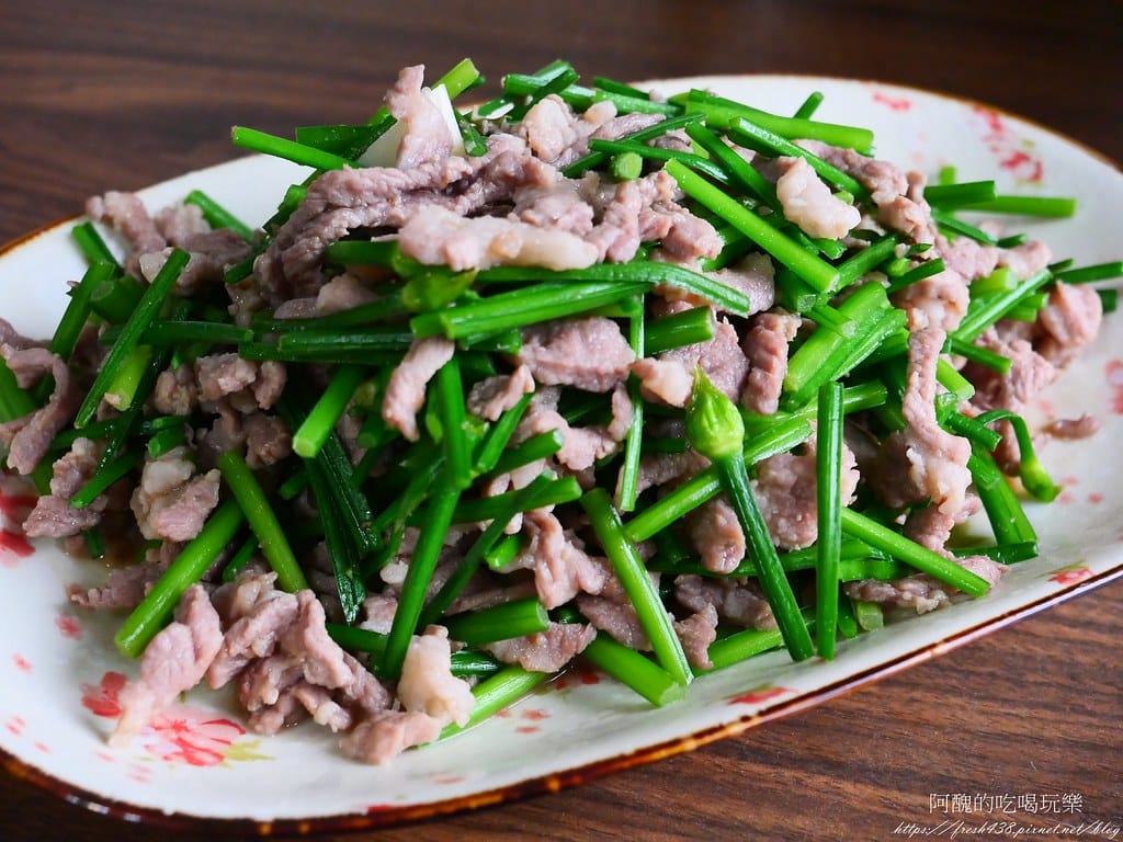 韭菜花炒肉絲,香噴噴的家常料理,超級下飯。 - 第9張圖 P1045668