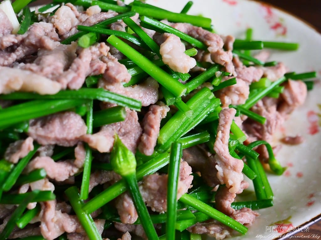 韭菜花炒肉絲,香噴噴的家常料理,超級下飯。 - 第10張圖 P1045669