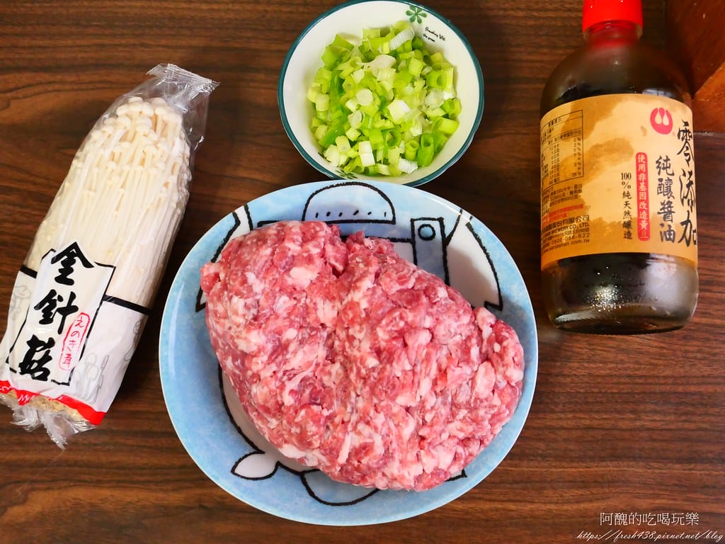金針菇肉燥,滑順細緻,配上絞肉好下飯。 - 第2張圖 P1045671