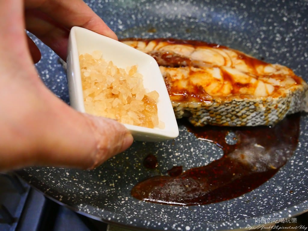 蒜苗紅燒龍膽石斑,營養、美味的魚料理。 - 第6張圖 P1045749