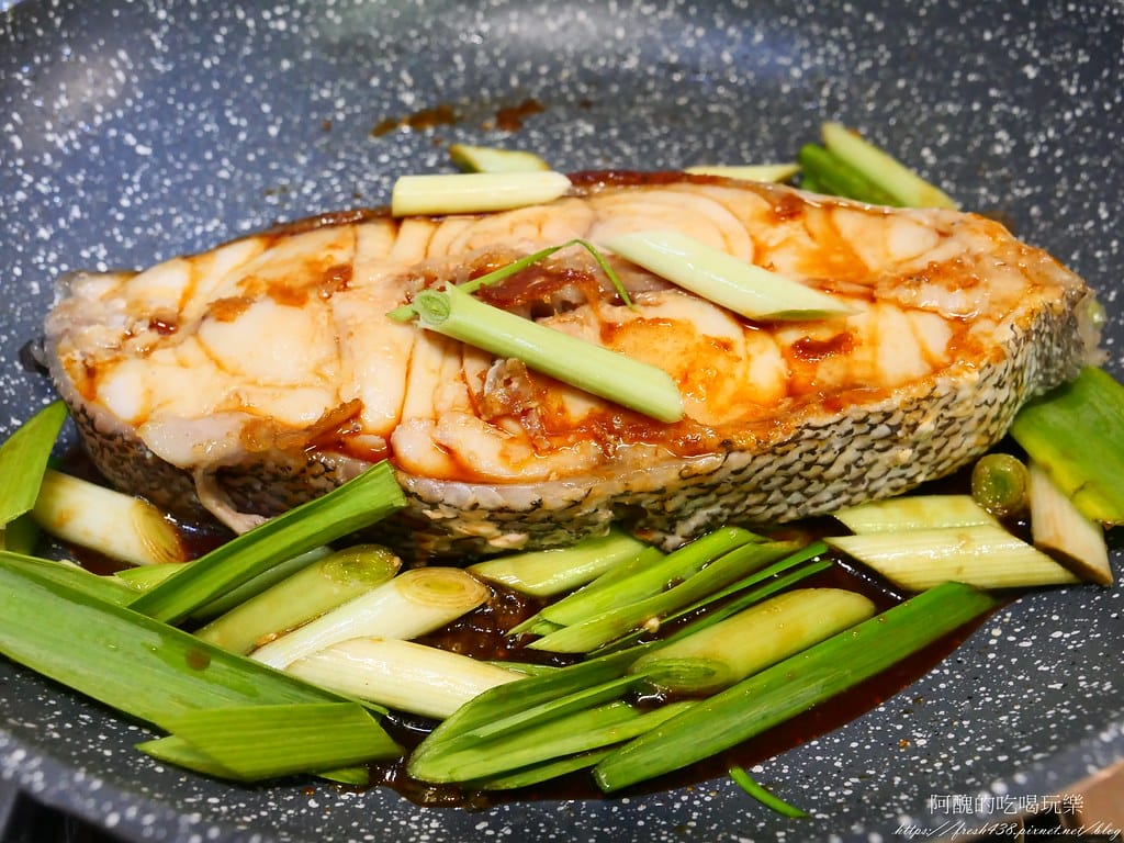 蒜苗紅燒龍膽石斑,營養、美味的魚料理。 - 第8張圖 P1045751