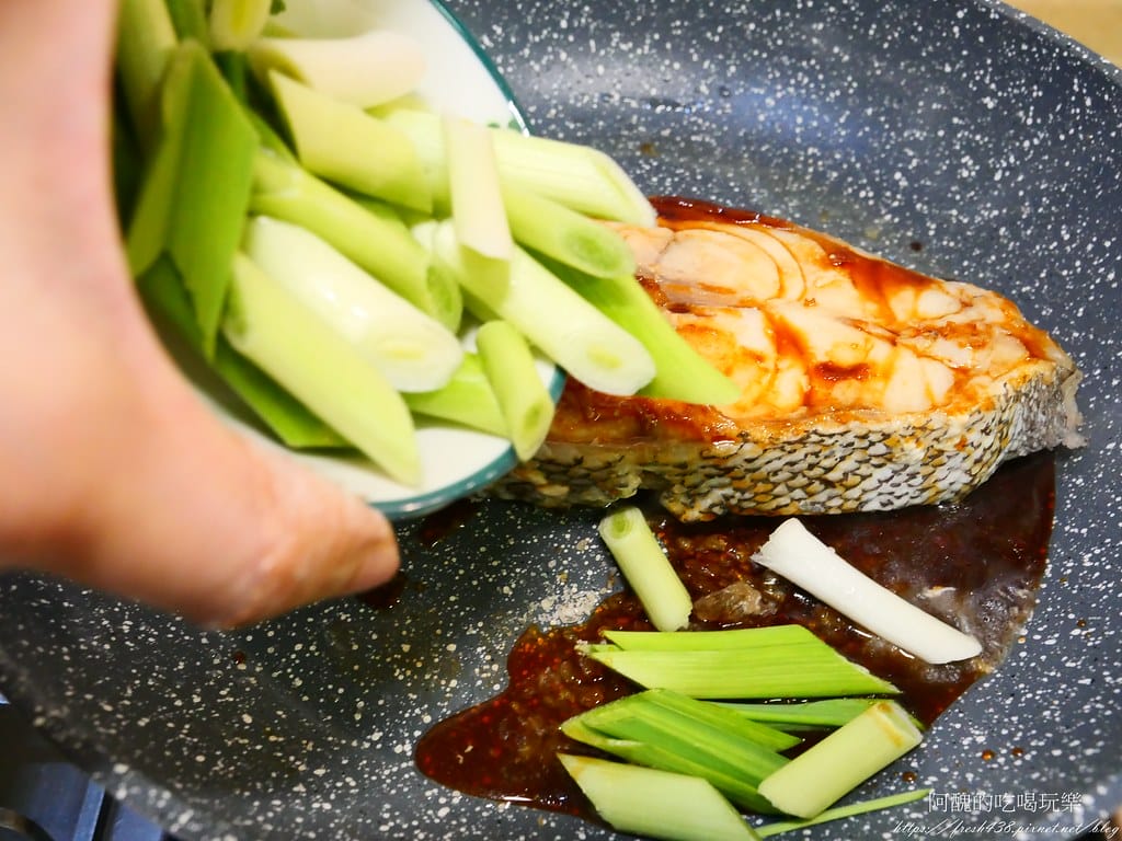 蒜苗紅燒龍膽石斑,營養、美味的魚料理。 - 第7張圖 P1045750