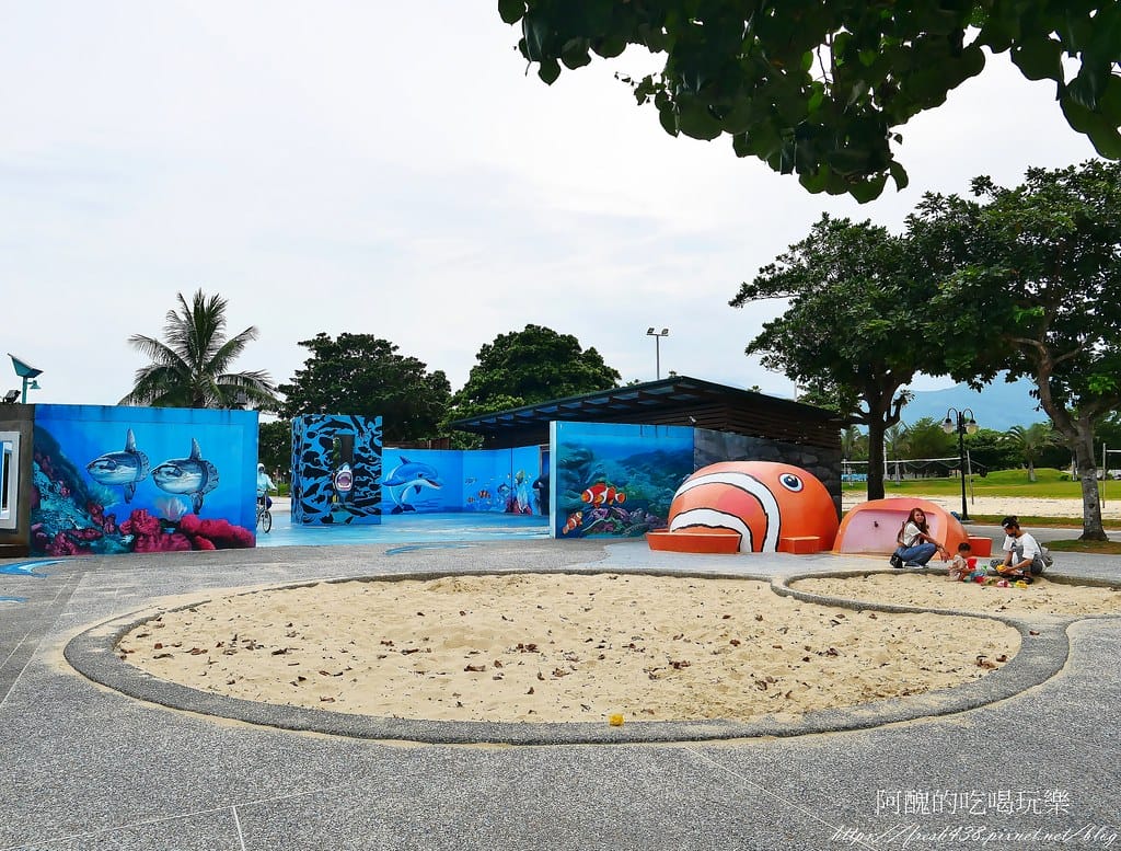 【花蓮景點】太平洋公園(北濱段),3D立體海洋彩繪公園,拍照、觀海、堆石頭的好去處。 - 第14張圖 9