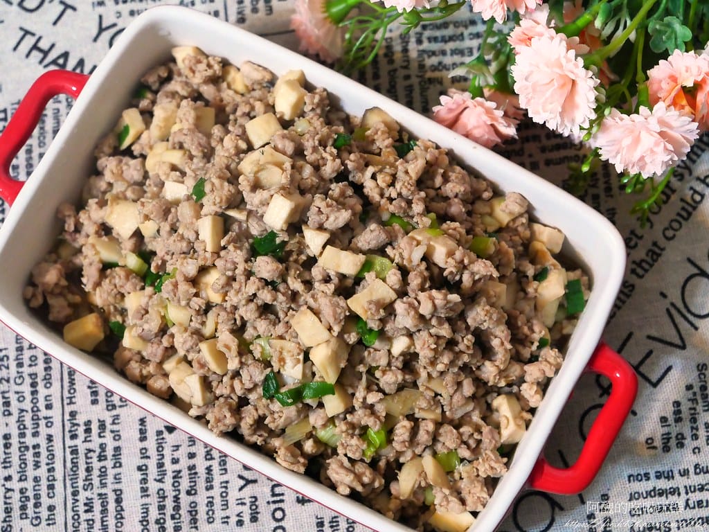 杏鮑菇肉末,香氣十足,超下飯。 - 第10張圖 P1018691