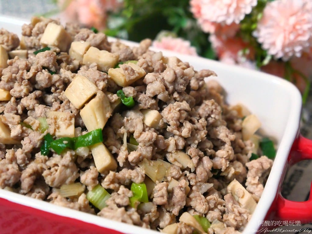 杏鮑菇肉末,香氣十足,超下飯。 - 第11張圖 P1018693
