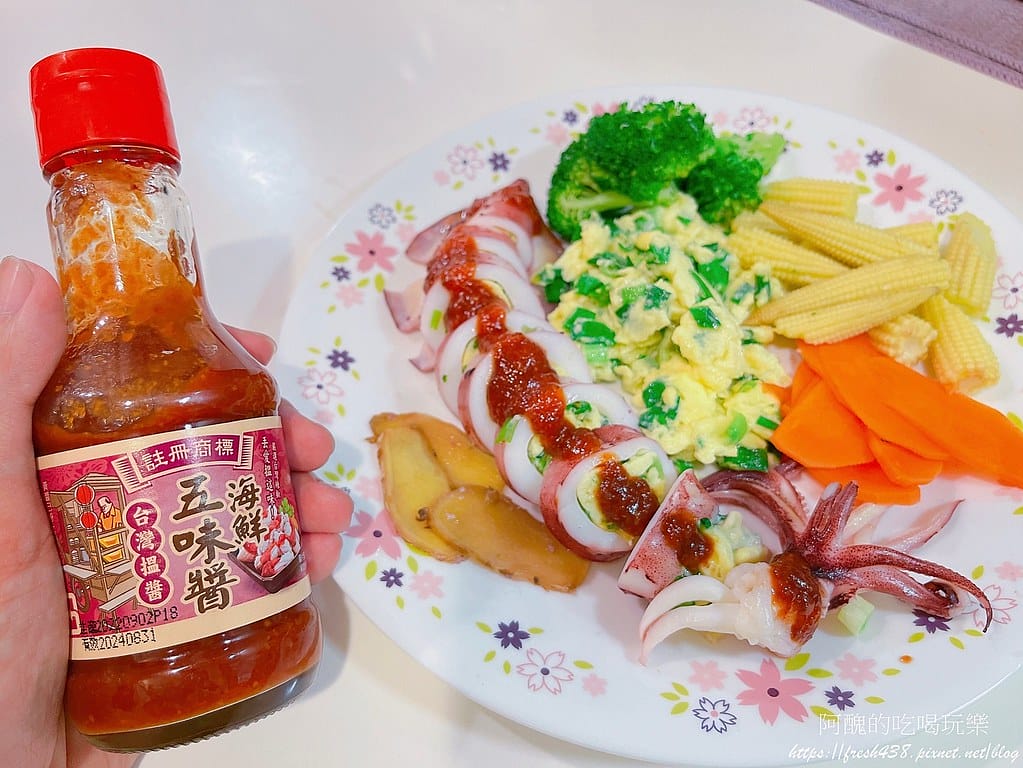 台灣搵醬-胡麻豆乳醬、海鮮五味醬,完成呈現雞絲蕎麥涼麵、蔥蛋中卷,家家必備的沾醬!! - 第36張圖 31