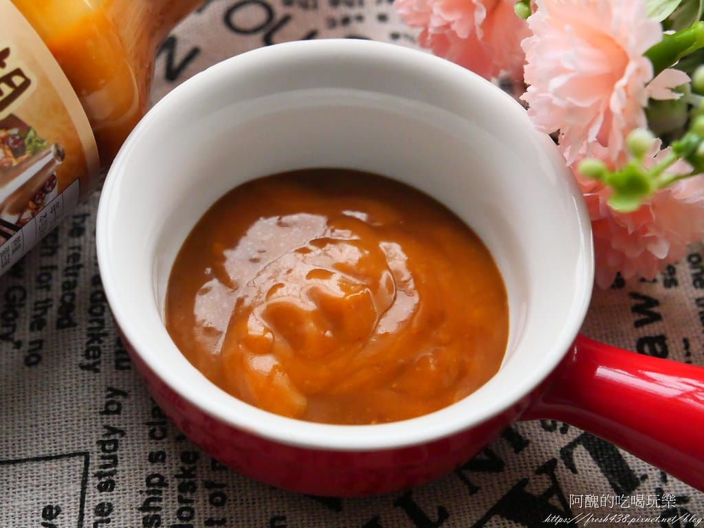 台灣搵醬-胡麻豆乳醬、海鮮五味醬,完成呈現雞絲蕎麥涼麵、蔥蛋中卷,家家必備的沾醬!! - 第8張圖 7