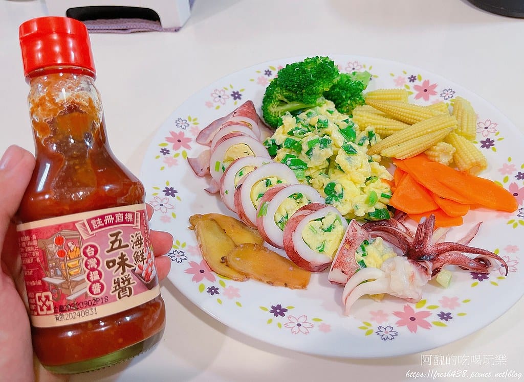 台灣搵醬-胡麻豆乳醬、海鮮五味醬,完成呈現雞絲蕎麥涼麵、蔥蛋中卷,家家必備的沾醬!! - 第35張圖 30