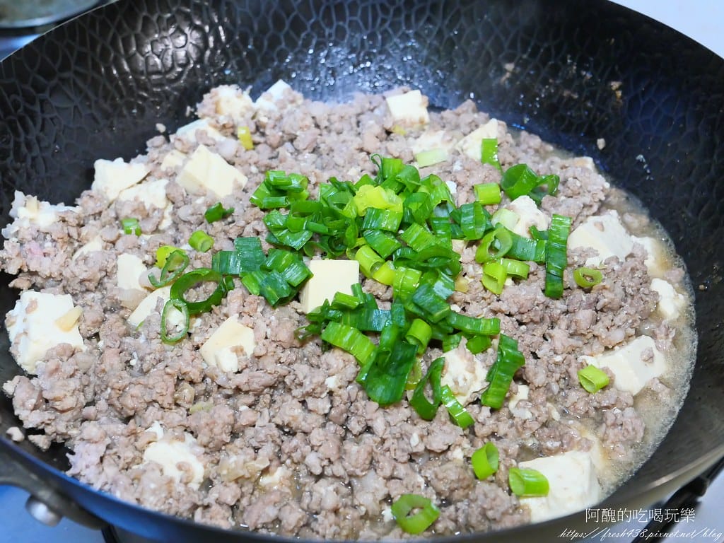 家常肉末豆腐,高蛋白質,省荷包的簡易料理。 - 第9張圖 9