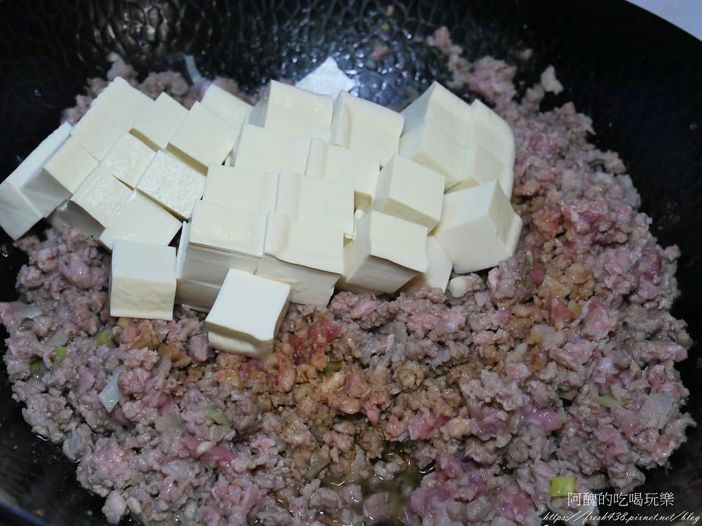 家常肉末豆腐,高蛋白質,省荷包的簡易料理。 - 第7張圖 7